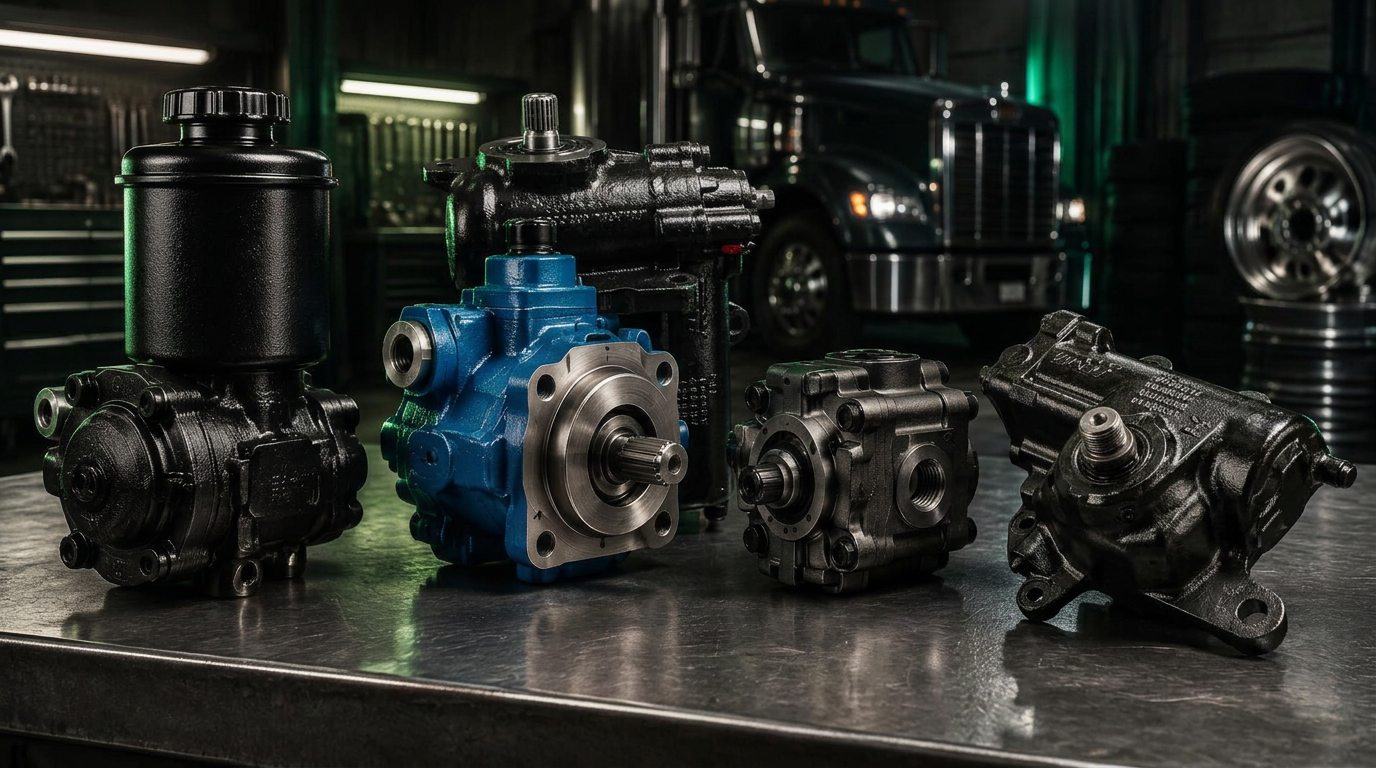Remanufactured steering gears, pumps and cylinders